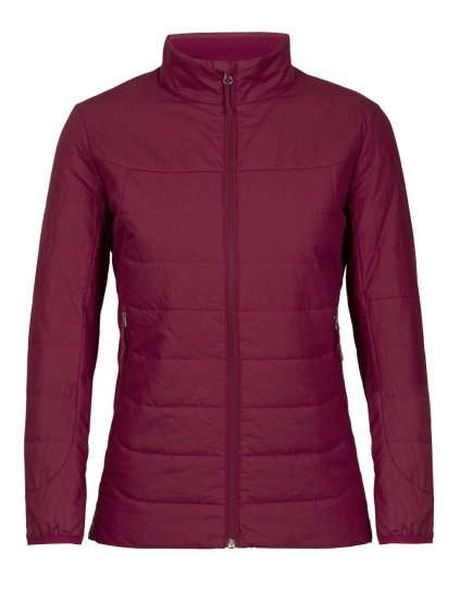 FW22 WOMEN MERINOLOFT JACKET CHERRY 0A56GX059