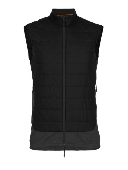 FW22 MEN MERINOLOFT VEST BLACK JET HTHR CB 0A56H2091