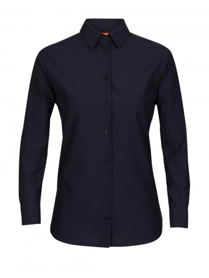 FW22 WOMEN BERLIN LS SHIRT MIDNIGHT NAVY 0A56JH401