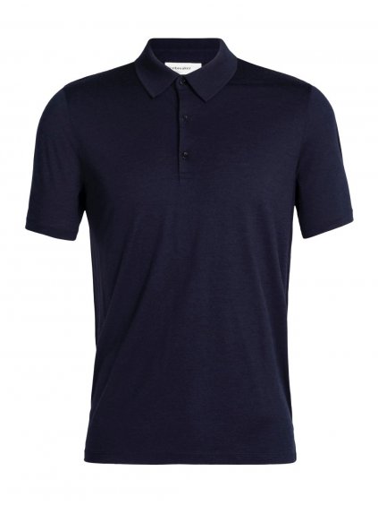 ICEBREAKER Mens Tech Lite II SS Polo, Midnight Navy (vzorek) VZ0A59LC401M