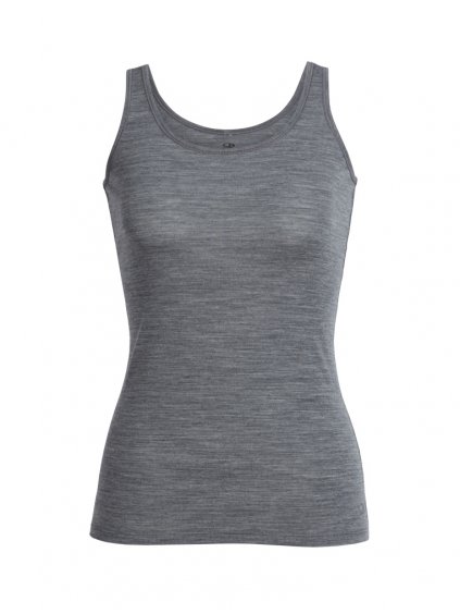 ICEBREAKER Wmns Siren Tank, Gritstone Heather (velikost XS)