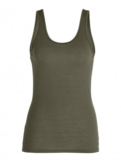 ICEBREAKER Wmns Siren Tank, Loden (velikost XS)