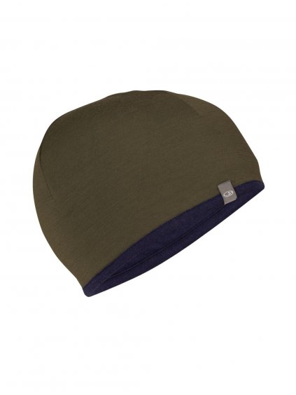 ICEBREAKER Adult Pocket Hat, Loden/Midnight Navy (velikost OS (UNI))