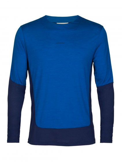 FW22 MEN ZONEKNIT LS TEE LAZURITE ROYAL NAVY CB 0A56KI574