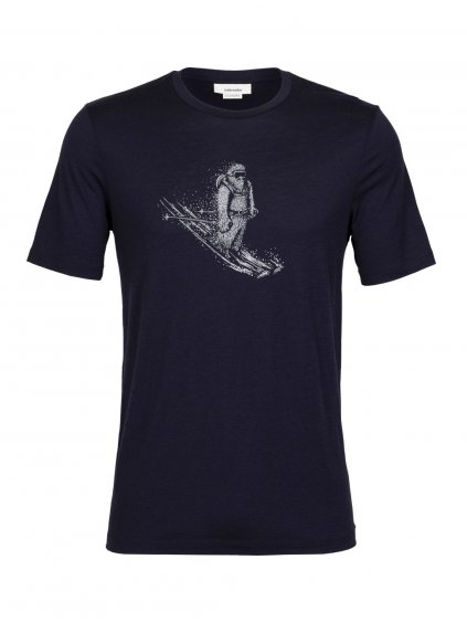 FW22 MEN TECH LITE II SS TEE SKIING YETI MIDNIGHT NAVY 0A56IM401