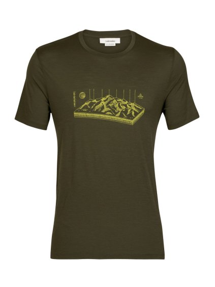 FW22 MEN TECH LITE II SS TEE ALPS 3D LODEN 0A56IK069