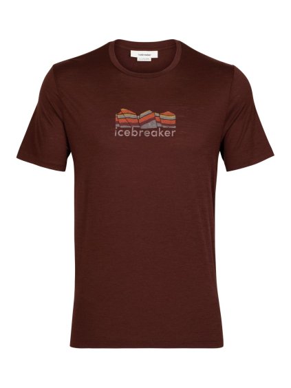 FW22 MEN TECH LITE II SS TEE MOUNTAIN GEOLOGY ESPRESSO 0A56II064