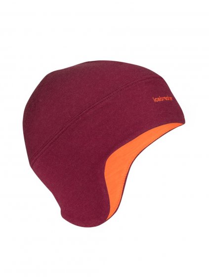 ICEBREAKER Adult Quantum Beanie, Cherry/Flash (velikost OS (UNI))