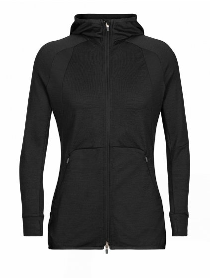 FW22 Women ZoneKnit LS Zip Hoodie 0A56GB001 FRONT