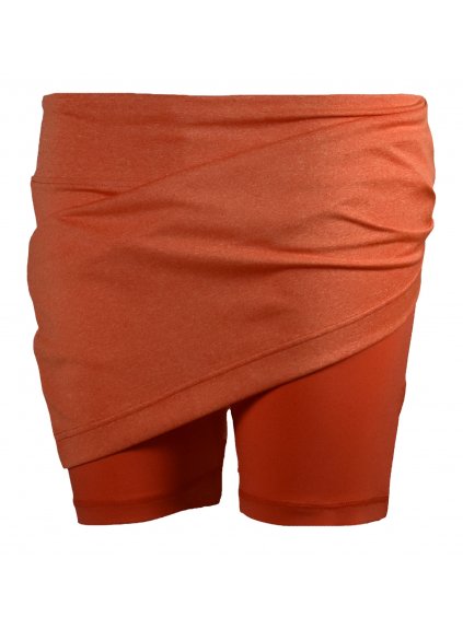 SKHOOP Sportovní sukně s vnitřními šortkami Belinda Skhort, orange (velikost M)