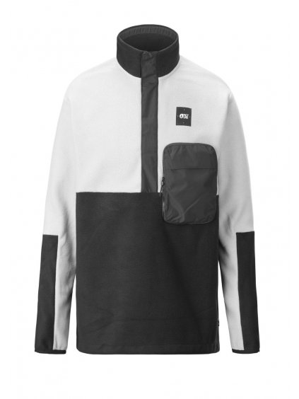 PICTURE M Magma 1/4 zip, Black/Grey Melange (velikost L)