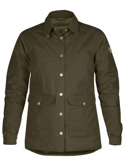 FJÄLLRÄVEN Down Shirt Jacket No. 1 W, Dark Olive (vzorek)