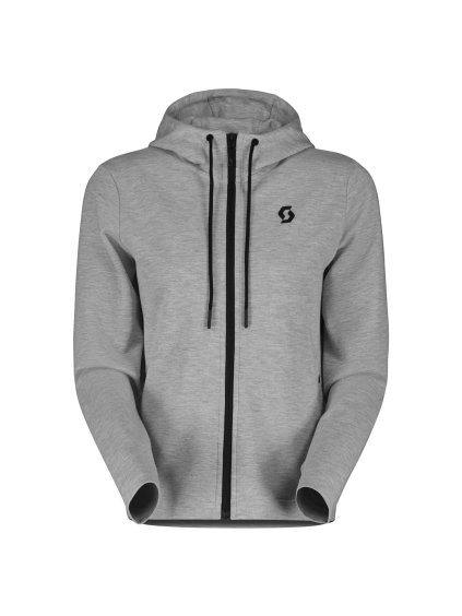 SCOTT Hoody W's Tech Zip, Grey Melange (vzorek)