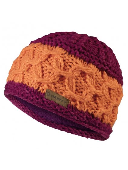 SCOTT Beanie W's MTN 50, san pu/or cr (vzorek)