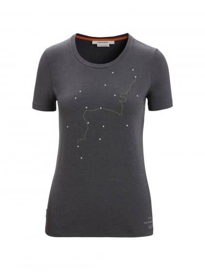 ICEBREAKER Wmns Central Classic SS Tee Tour du Mont Blanc, Monsoon