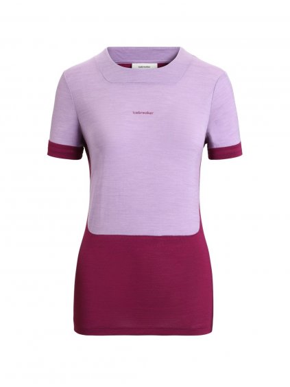 ICEBREAKER Wmns ZoneKnit™ SS Tee, Purple Gaze/Go Berry