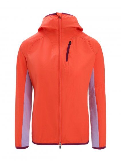 ICEBREAKER Wmns Shell+™ Cotton Windbreaker, Vibrant Earth/Prplegze