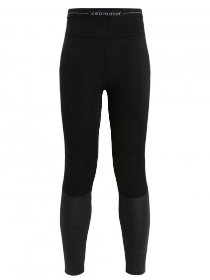 ICEBREAKER Wmns 125 ZoneKnit™ Leggings, Black/Jet Heather