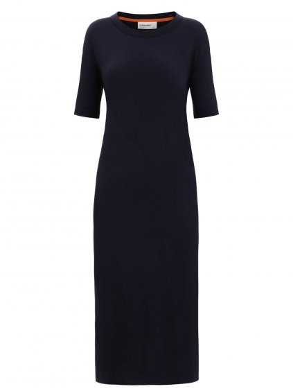 ICEBREAKER Wmns Granary Tee Dress, Midnight Navy