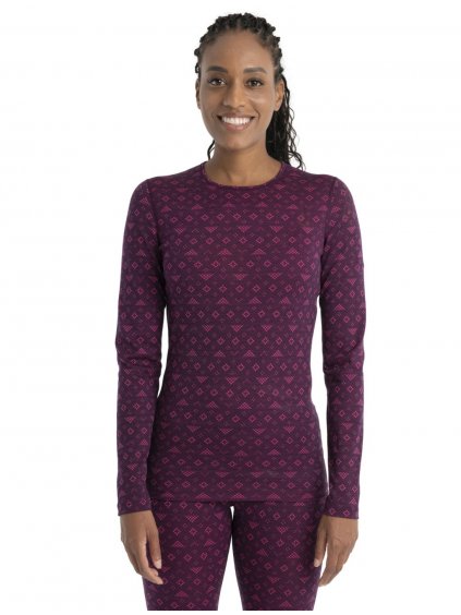 FW23 Women Merino 200 Oasis LS Crewe First Snow 0A56V5998 1