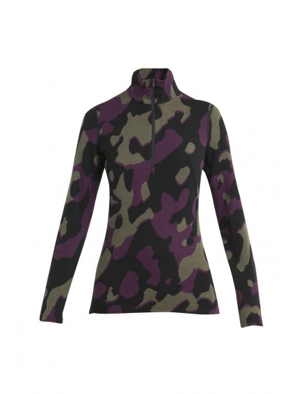 FW23 Women Merino 260 Vertex LS Half Zip Natural Camo 0a56uq962 1