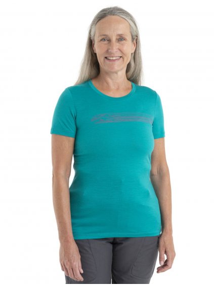 FW23 Women Merino 150 Tech Lite II SS Tee Camping Lines 0A56TE861 1