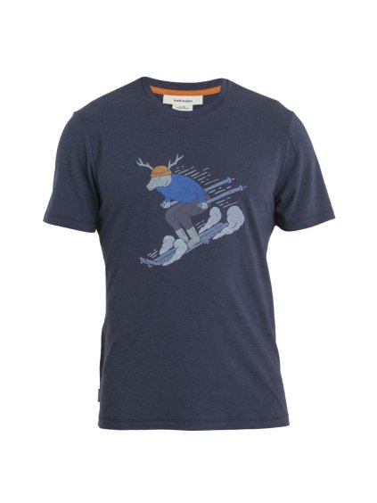 FW23 Men Merino Central Classic SS Tee Ski Rider 0A56S8401 1