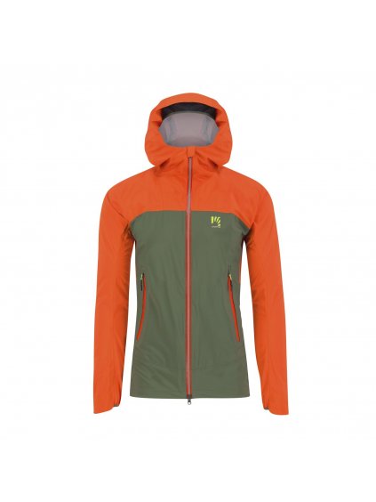 KARPOS Valsesia Shell Jacket, Thyme/Spicy Orange (vzorek)