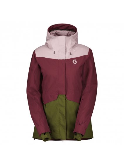 SCOTT Jacket W's Ultimate Dryo Plus, Cloud Pink/Wild Red (vzorek)