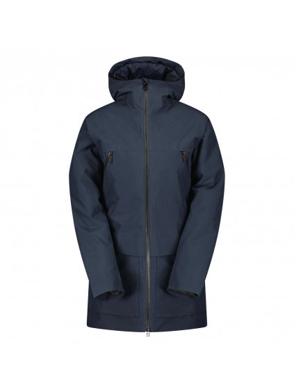 SCOTT Jacket W's Tech Parka, Dark Blue (vzorek)