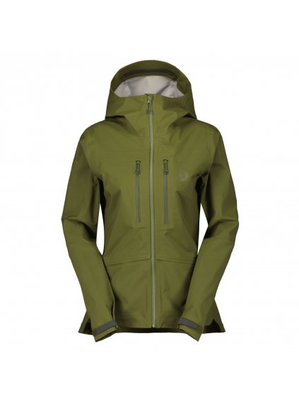 SCOTT Jacket W's Explorair Dryospun 3L, Fir Green (vzorek)
