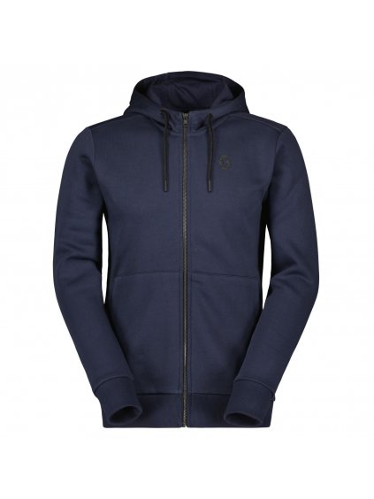 SCOTT Hoody M's Tech Warm Zip, Dark Blue (vzorek)