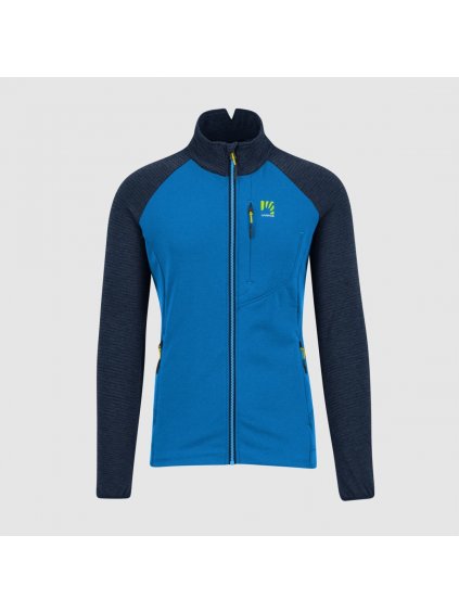 KARPOS M Pizz. Evo Full Zip Fleece, Indigo Bunting/Outer Space