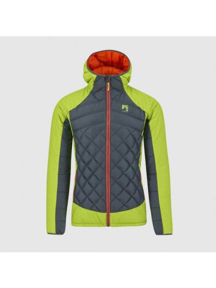 KARPOS M Lastei Active Pl. Jacket, Dark Slate/Lime Green