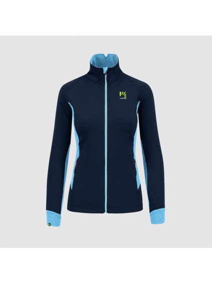 KARPOS W Pizz.Evo Full Zip Fl, Sky Captain/Blue Atoll