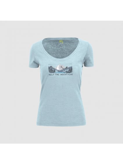 KARPOS W Ambretta T-Shirt, Aquamarine