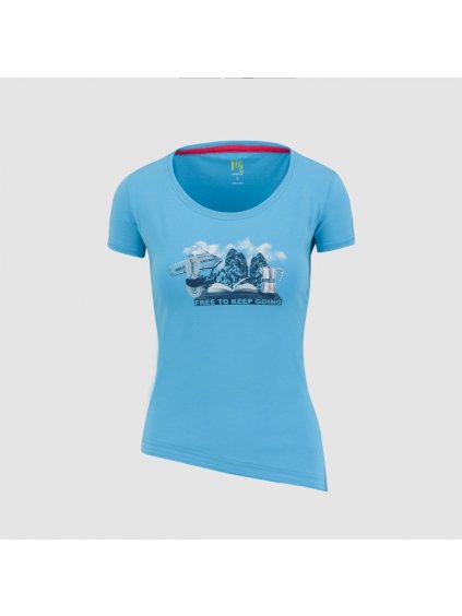 KARPOS W Anemone Evo T-Shirt, Blue Atoll