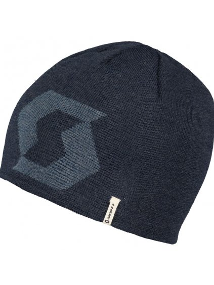 SCOTT Beanie Team 10, Dark Blue/Metal Blue