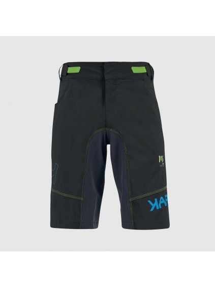 KARPOS M Ballistic Evo Shorts, Black/Ombre Blue/Green Fluo (vzorek)