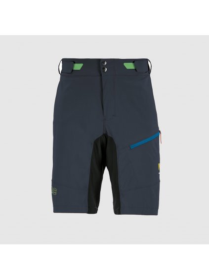 KARPOS M Val Viola Shorts, Ombre Blue/Black/Green Fluo (vzorek)