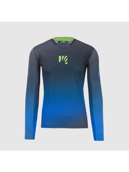 KARPOS M Val Di Dentro Jersey Ls, Black/Indigo B./Green Fluo (vzorek)