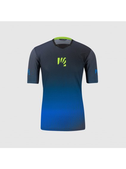 KARPOS M Val Di Dentro Tee, Black/Indigo B./Green Fluo (vzorek)