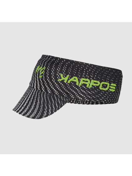 KARPOS U Tre Cime Print Visor,  Black/Jasmine Green (vzorek)