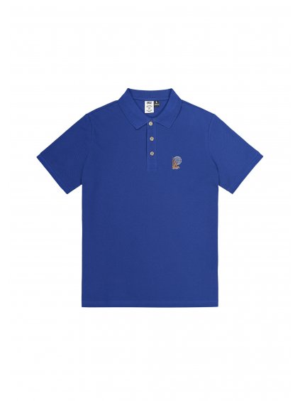 PICTURE M Notico Polo S/S, Blue Web