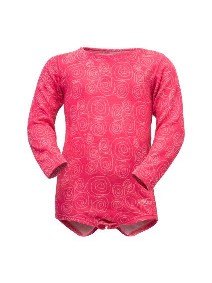 Devold ACTIVE dětské body s dlouhým rukávem Watermelon (velikost 68)