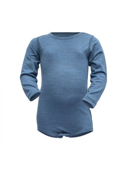 Devold BREEZE dětské body Blue (velikost 74)
