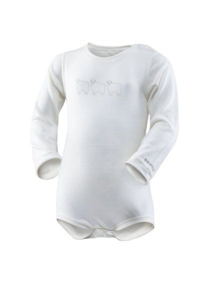 Devold BREEZE dětské body Offwhite (velikost 68)