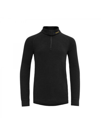 Devold DUO ACTIVE junior polorolák Black (velikost 10 let)