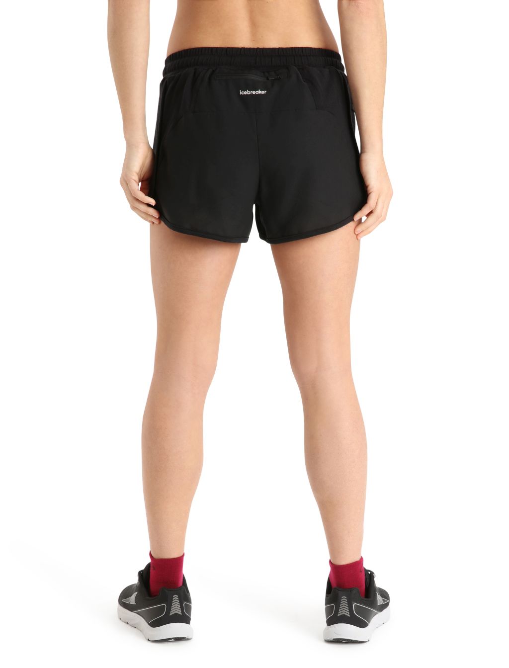 dámské merino kraťasy ICEBREAKER Wmns ZoneKnit Shorts, Black (vzorek) velikost: S