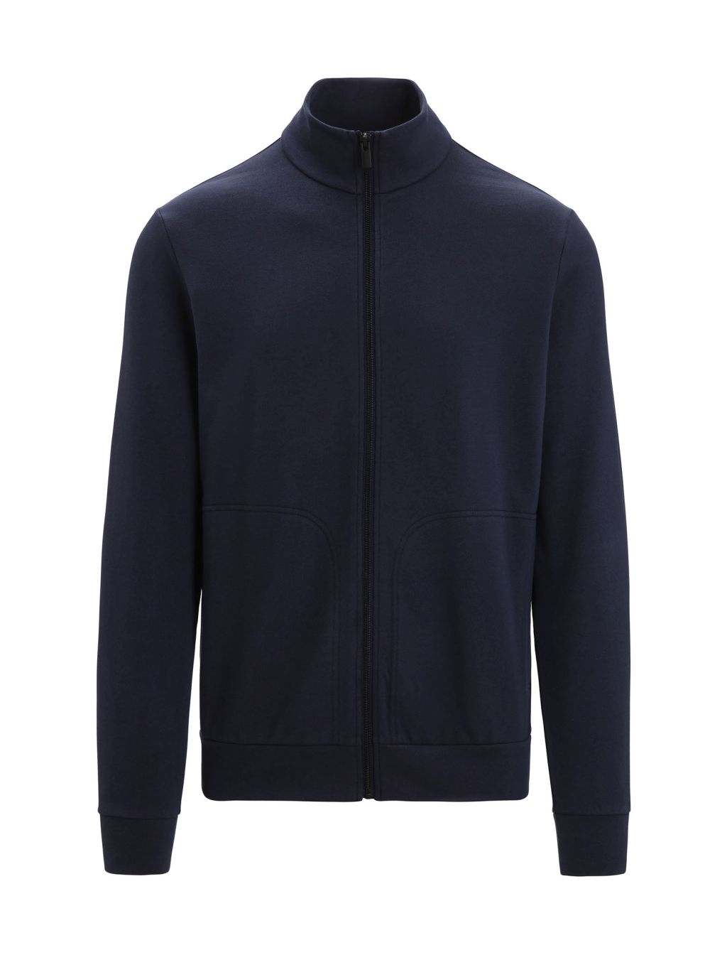 ICEBREAKER Mens Central Classic LS Zip, Midnight Navy (vzorek) velikost: M